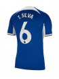 Chelsea Thiago Silva #6 Replika Hemmakläder 2023-24 Kortärmad